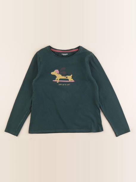 Tee-shirt - 8 ans Vert 1 - vertbaudet enfant 