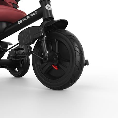 Tricycle Kinderkraft ASTON 2 PLUS Évolutif 6-en-1 avec Siège 360° CLICK & TWIST, Position Semi-Allongée et Poignée Réglable Bleu+Gris+Rose+Vert 17 - vertbaudet enfant 