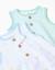 Lot de 2 barboteuses sans manches en coton Vert clair 3 - vertbaudet enfant 