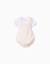 Body en coton + combinaison à rayures Blanc 1 - vertbaudet enfant 