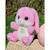 Peluche - peluche lapin chipy rose dragée – cutydoos spring – 23 cm Rose 4 - vertbaudet enfant 