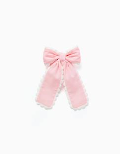 Barrette pour cheveux à nœud avec bord festonné  - vertbaudet enfant
