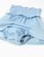 Robe en jean en coton avec volants Bleu clair 4 - vertbaudet enfant 