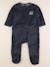 Pyjama velours - 18 mois Bleu 1 - vertbaudet enfant 