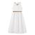 Robe cérémonie   et  longue  hepburn Blanc doré 3 - vertbaudet enfant 