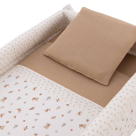 Berceau à pieds croisés en bois de hêtre avec roulettes et matelas Beige / Blanc / Camel+Beige / Blanc / Gris+Beige / Blanc / Rose+Beige / Rose+Beige / Vert / Blanc à motifs+Blanc / Beige+Blanc / Gris+Blanc / Rose+Blanc / Rose à motifs+Vert / Blanc+Vert / Blanc à motifs 19 - vertbaudet enfant 