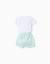Body + short avec imprimé mickey Blanc 3 - vertbaudet enfant 