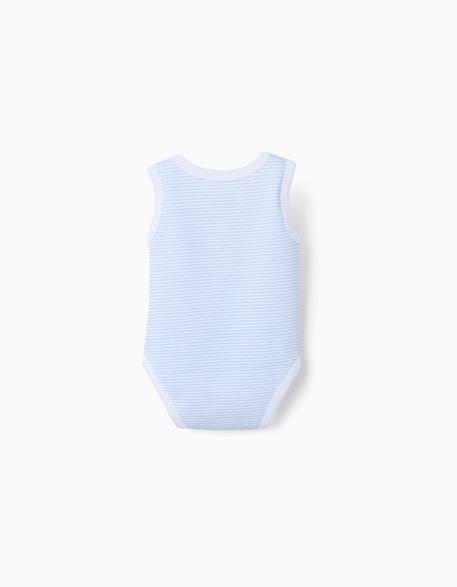 4 bodies sans manches à imprimés Multicolore 2 - vertbaudet enfant 