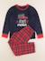 Pyjama coton - 8 ans Bleu, rouge 1 - vertbaudet enfant 