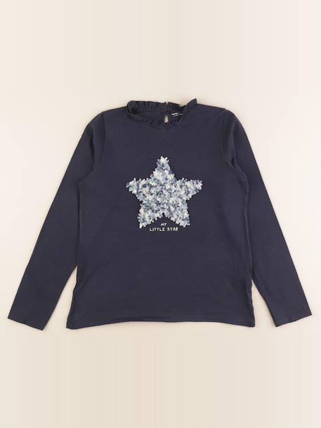 Tee-shirt - 10 ans Bleu 1 - vertbaudet enfant 