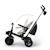 Tricycle Kinderkraft AVEO 2 PLUS Évolutif 6 Configurations avec Siège 360° CLICK&TWIST, Position Allongée et Pliage Rapide Beige+Gris+Rose+Vert 3 - vertbaudet enfant 