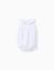 Barboteuse en coton avec motif et volants Blanc 2 - vertbaudet enfant 
