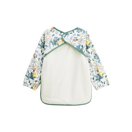 Bavoir tablier manches longues bango Ecru 3 - vertbaudet enfant 