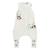 Turbulette tog 1 en gaze de coton avec pieds retroussables bento Ecru 2 - vertbaudet enfant 
