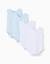 4 bodies en coton sans manches Multicolore 1 - vertbaudet enfant 