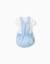 Body avec motif + combinaison en jean Bleu clair 2 - vertbaudet enfant 