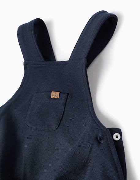 Ensemble body en coton + barboteuse Blanc 4 - vertbaudet enfant 