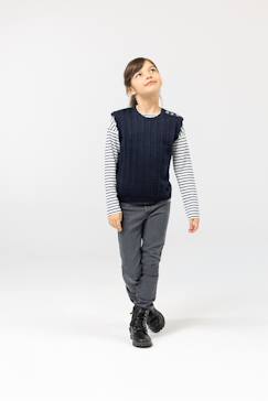 -Pull 100% coton fille