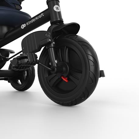 Tricycle Kinderkraft ASTON 2 PLUS Évolutif 6-en-1 avec Siège 360° CLICK & TWIST, Position Semi-Allongée et Poignée Réglable Bleu+Gris+Rose+Vert 5 - vertbaudet enfant 