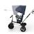 Tricycle Kinderkraft ASTON 2 PLUS Évolutif 6-en-1 avec Siège 360° CLICK & TWIST, Position Semi-Allongée et Poignée Réglable Bleu+Gris+Rose+Vert 2 - vertbaudet enfant 