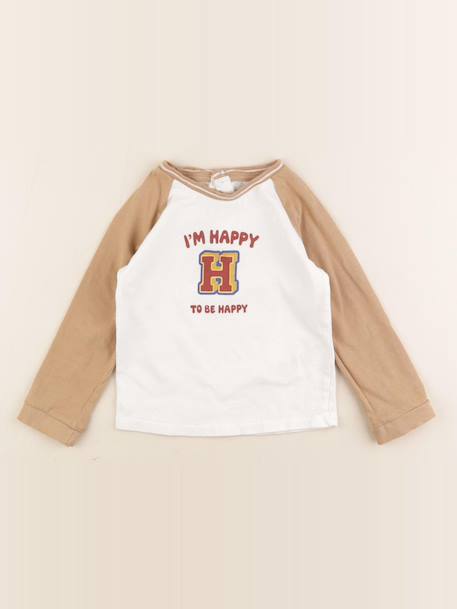 Tee-shirt - 36 mois Marron 1 - vertbaudet enfant 