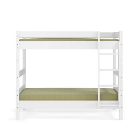 Lit superposé séparable bois massif aaron Blanc+Bois naturel 5 - vertbaudet enfant 