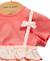 Ensemble salopette + haut 100% coton bébé fille Imprime 4 - vertbaudet enfant 
