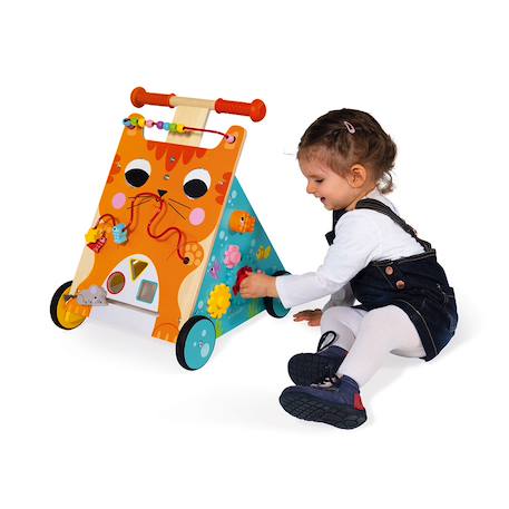 Chariot multi-activités chat Multicolore 5 - vertbaudet enfant 