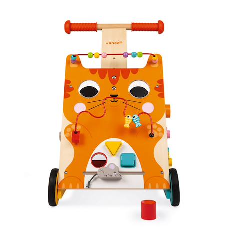 Chariot multi-activités chat Multicolore 3 - vertbaudet enfant 