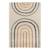 Tapis enfant arc-en-ciel, tapis intérieur crème et multicolore, poils longs shaggy Multicolore 2 - vertbaudet enfant 