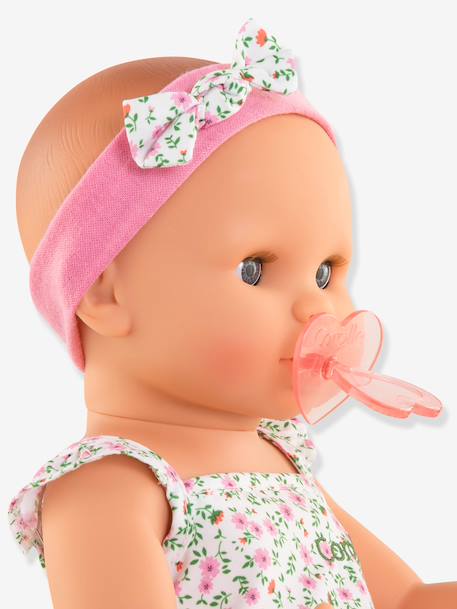 Poupon Emma fait pipi fleurie rose 9 - vertbaudet enfant 