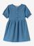 Robe courte denim stone 1 - vertbaudet enfant 