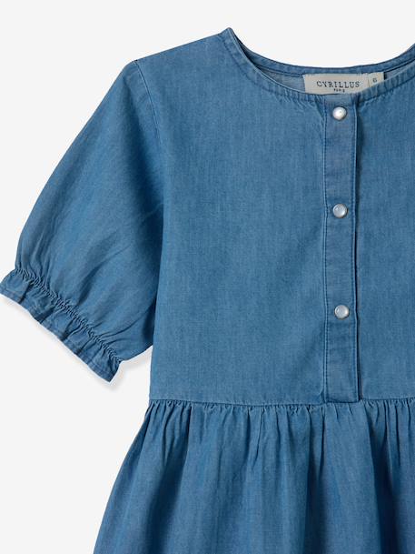 Robe courte denim stone 2 - vertbaudet enfant 