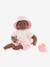 Poupon bébé Bain Alyzée tulipes 30 cm rose 1 - vertbaudet enfant 