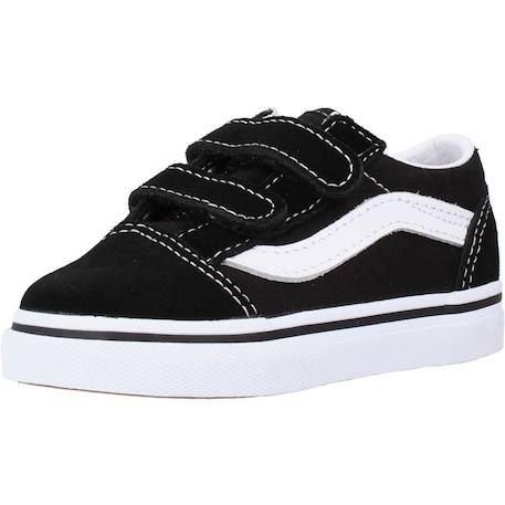 Chaussures basses à scratch old skool v – confort et maintien bébé Noir 4 - vertbaudet enfant 