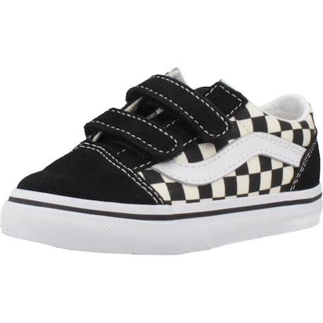 Baskets basses à scratch old skool v – motif damier – bébé Noir 4 - vertbaudet enfant 