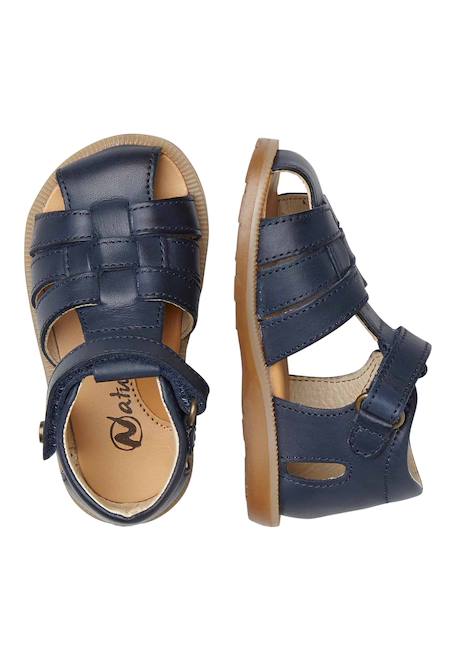 Sandales semi zaffiro Marine-+Marron- 4 - vertbaudet enfant 