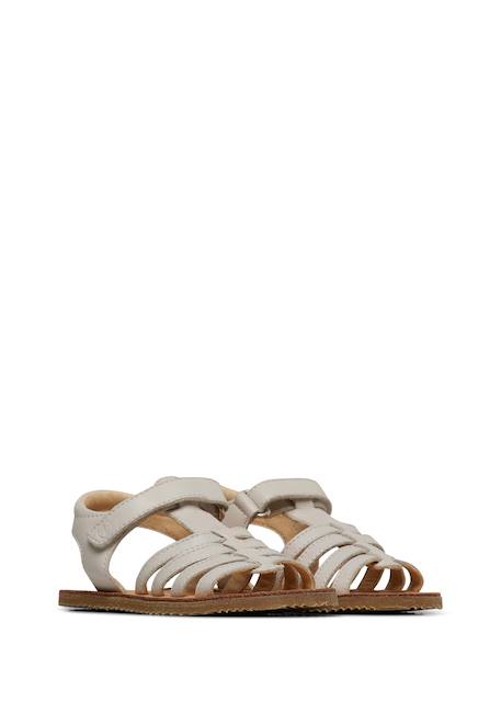 Sandales barefoot en cuir barefoot yogis Blanc- 2 - vertbaudet enfant 