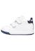 Baskets en nappa à scratch adam vl Blanc-+Gris tourterelle-+Marine- 3 - vertbaudet enfant 