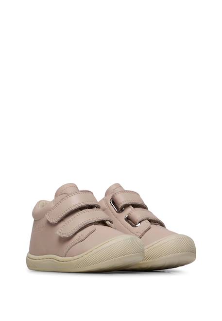 Chaussures premiers pas en cuir cocoon wide vl Rose poudré- 2 - vertbaudet enfant 