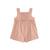 Barboteuse bébé en broderie anglaise + headband poésie d'été Rose 4 - vertbaudet enfant 