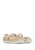 Ballerines en cuir pailleté claries 2 Platine- 2 - vertbaudet enfant 