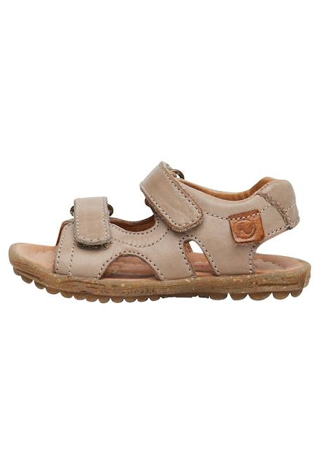 Sandales en cuir sky Beige-+Bleu clair-+Cognac-+Marine-+Orange-+Vert clair- 3 - vertbaudet enfant 