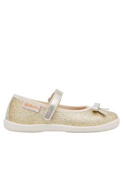 Chaussures-Ballerines en cuir pailleté claries 2