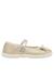 Ballerines en cuir pailleté claries 2 Platine- 1 - vertbaudet enfant 