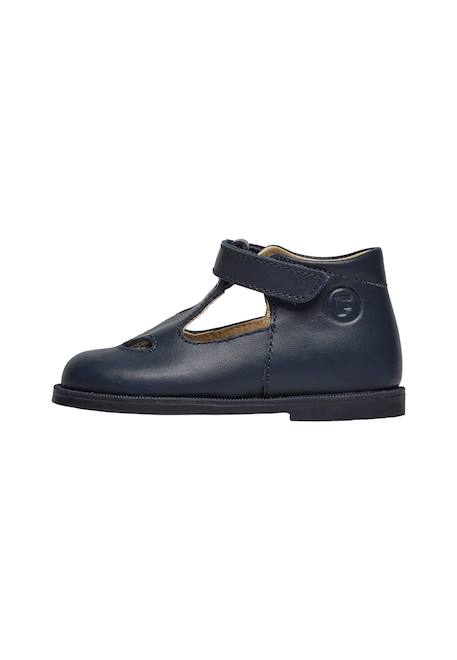 Sandales semi coute' Blanc-+Marine- 8 - vertbaudet enfant 