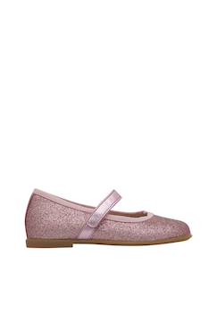 Chaussures-Ballerines en cuir avec paillettes elana