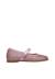 Ballerines en cuir avec paillettes elana Rose- 1 - vertbaudet enfant 