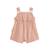 Barboteuse bébé en broderie anglaise + headband poésie d'été Rose 3 - vertbaudet enfant 