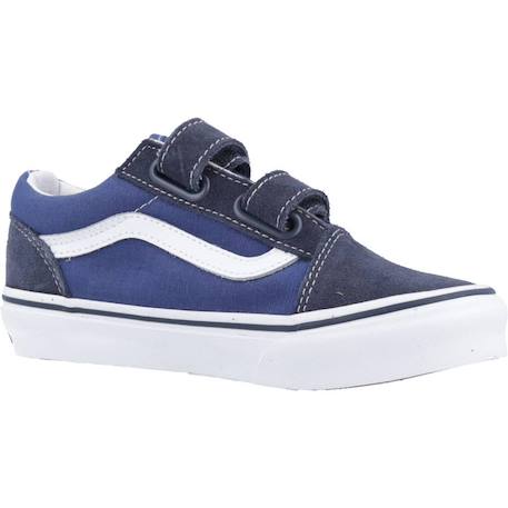 Chaussures old skool à scratch – style classique et confort enfant Bleu 5 - vertbaudet enfant 